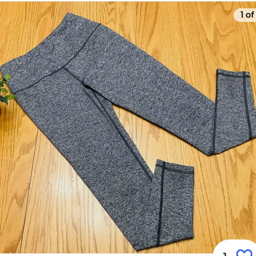 VSX Victorias Secret Sport Knockout 7/8 leggings High Rise Heather Gray Sz Small